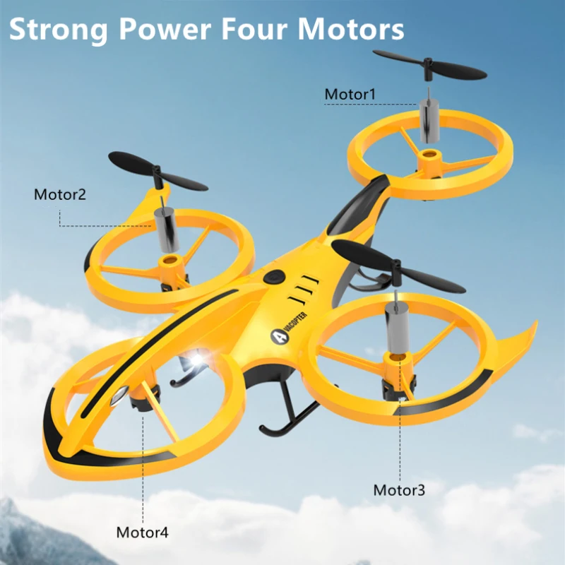 Stunt Remote Control Drone Air Pressure Altitude Hold Mini Indoor Throw To Flight Leapfrog Quadcopter aereo giocattolo RC per bambini