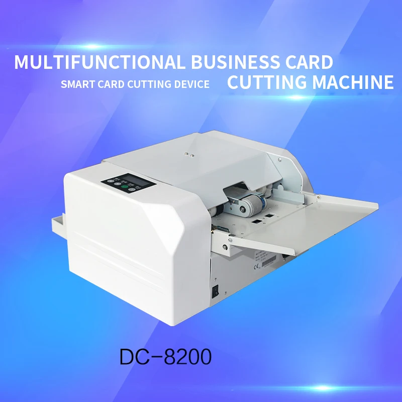 DC-8200 Business Card Cutting Machine Fully Automatic A4 Multifunction Business Card Cutting Machine