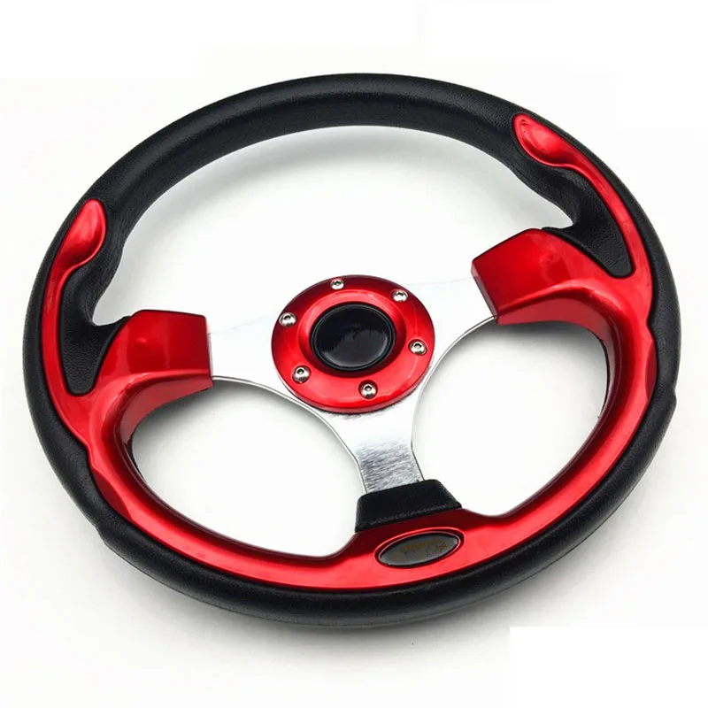 Universal Mini Drifting Steering Wheel 320mm(13inches) Racing Car PVC Modification Aluminum Frame Light Weight