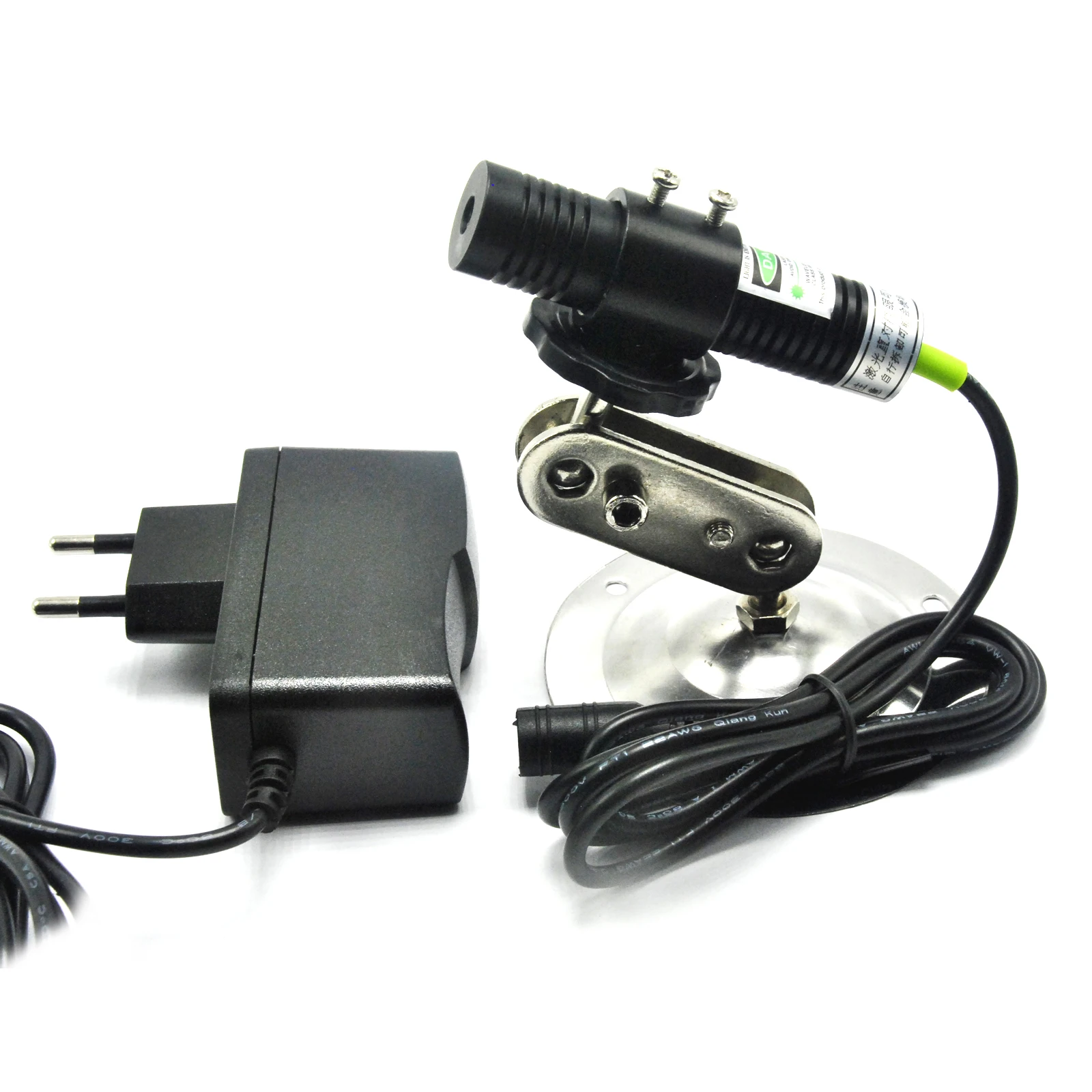 Imagem -02 - Green Laser Diode Dot Generator Alinhamento Módulo Locator Máquina de Corte Efeitos de Iluminação de Madeira Adaptador Suporte 532nm 50mw