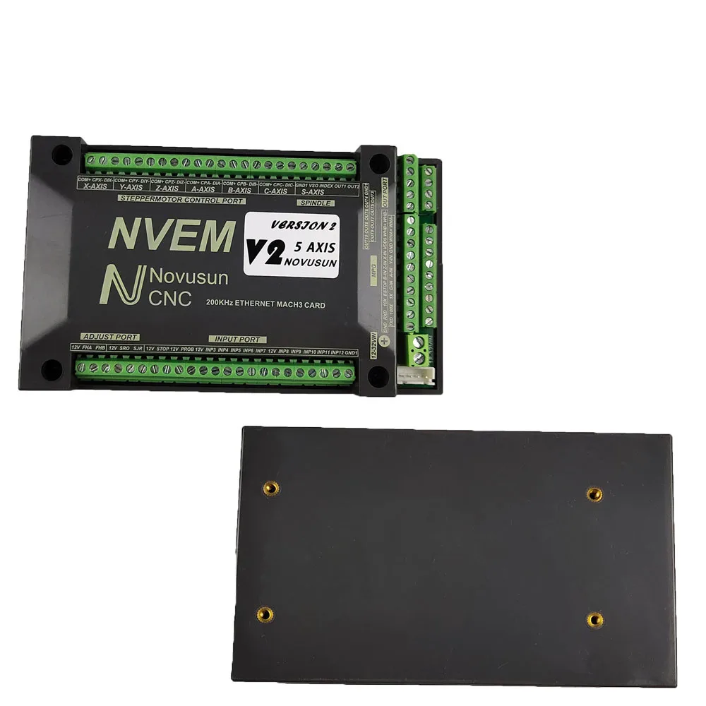 NVEM Mach3 CNC motion controller nvemv2.1 upgrade 3axis 4axis 5axis 6axis mach3 control card Ethernet interface