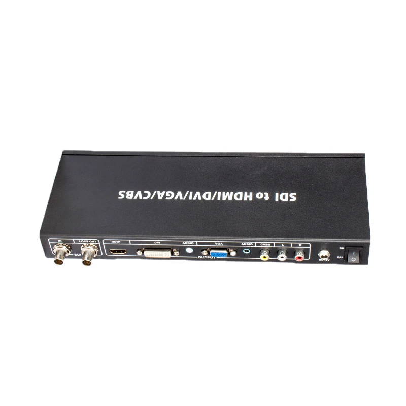 sdi to hdmi vga dvi cvbs scaler converter for broadcast cameras