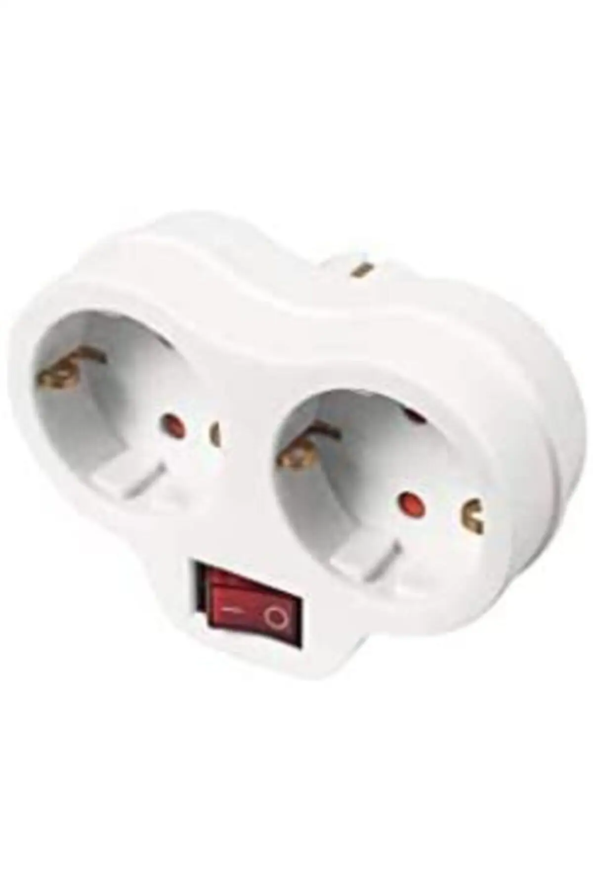 Dual Switched Grounded Plug Socket 2li (1 Pcs)