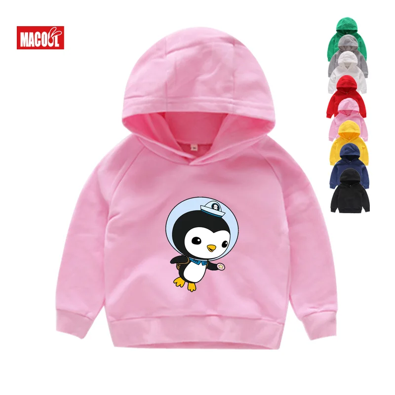 

black hoodies for teen girls Boys Sweatshirts Cartoon Printing Hoodies Girls Long Sleeves Clothes Blue Sweatshirts 2T-8T