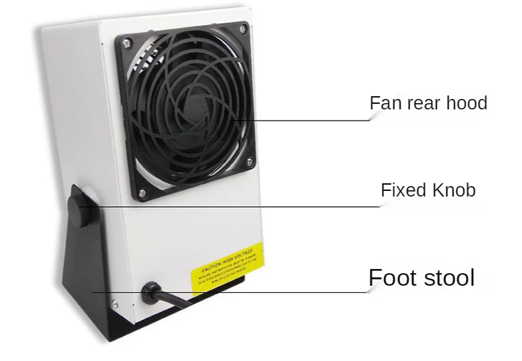 Professional Anti-static Ion Fan Benchtop Ionizers Eliminate Static Electricity 25W 110V/60Hz or 220V/50Hz 45~110CFM 40cm*60cm