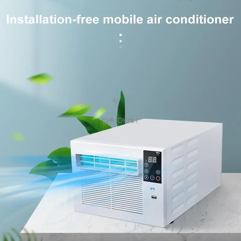 Room Dormitory Portable Air Cooler Remote Control Small Desktop Refrigeration Air Conditioning Fan Panel Air Conditioning