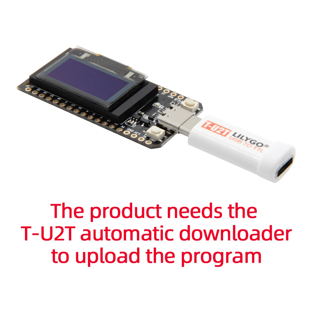 LILYGO® ESP32 OLED V3.0 Development Board Wi-Fi Bluetooth Wireless Module SSD1306 0.96 Inch Display 4M Byte (32M bit ) Pro