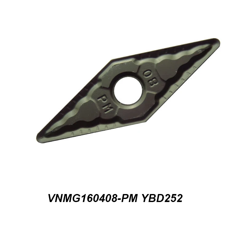 

Original VNMG 160404 160408 VNMG160404-PM VNMG160408-PM YBD252 Processing Cast Iron Turning Tool Of CNC Lathe Cutter Carbide