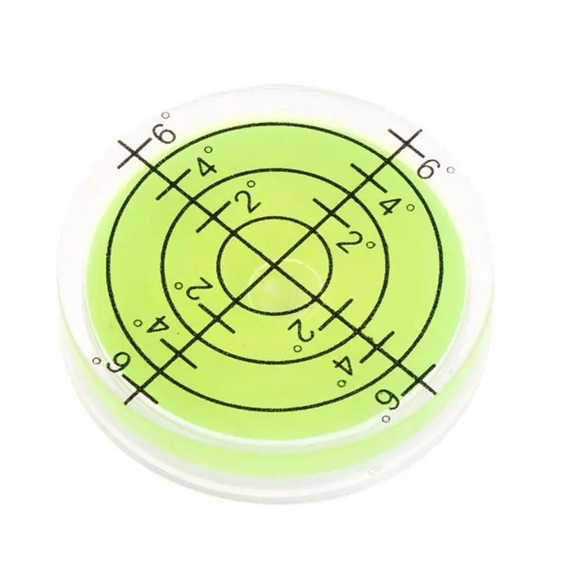 32*7MM Precision Spirit Bubble Level Degree Mark Surface Round Circular Measuring Kit Universal Protractor Measuring Tool