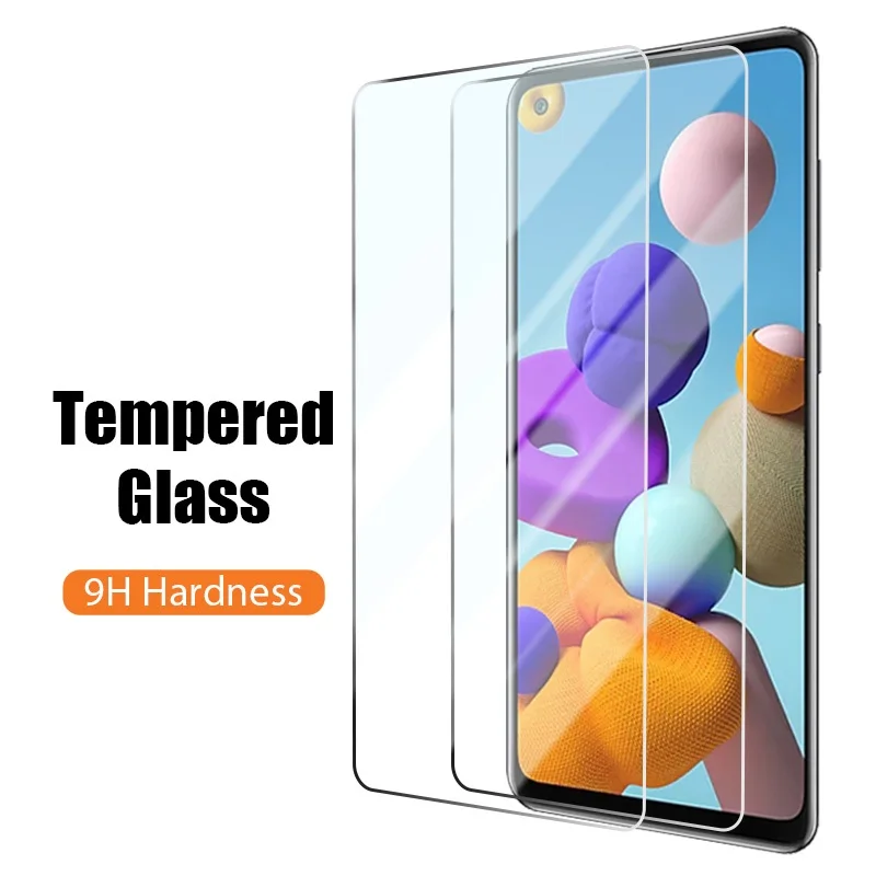 Tempered Glass For Samsung Galaxy A10 A20 A30 A40 A50 A60 A70 A80 A90 Screen Protector Glass M10 M20 M30 M40 Protective Glass