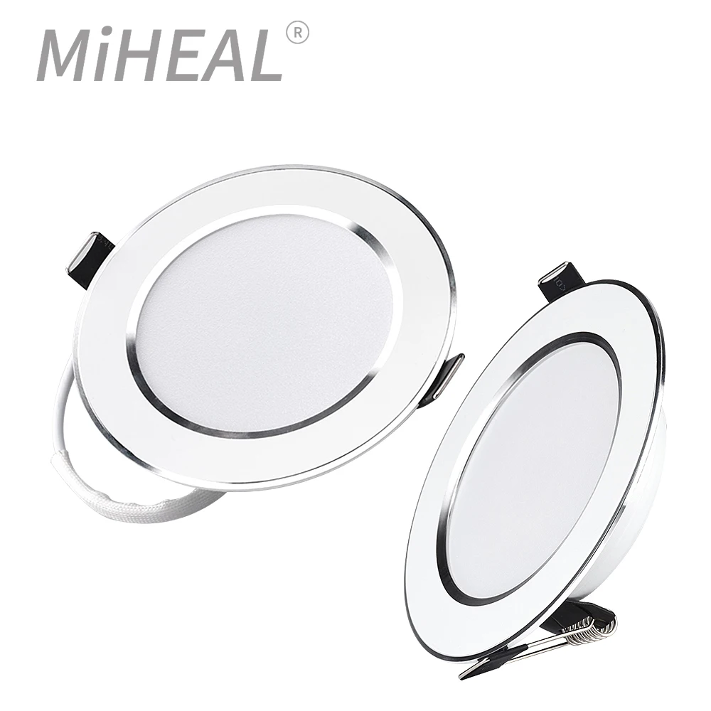 LED Downlight 5W 9W 12W 15W Round Recessed Lamp led Ceiling Lights Spotlight 220V-240V for Living room Corridor Bathroom Kitchen