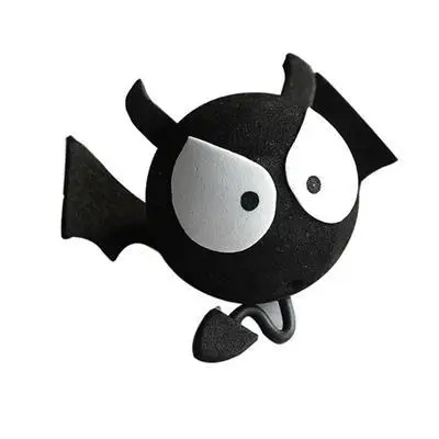 1/2Pcs Big Eyes BAT Antenna Ball Aerial Topper Balls Toppers Cartoon Car Roof Decoration For Car