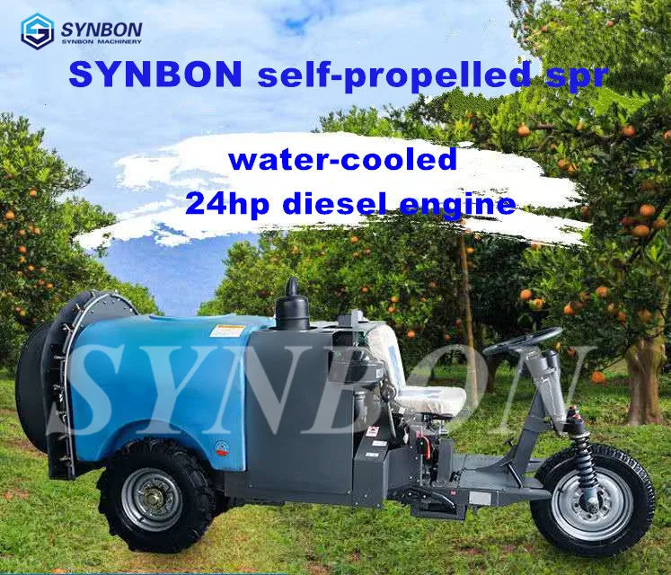 SYNOBN 2020 Disinfection Mist Machine Sprayer Self-Propelled  Garden Farm Sprayer Orchard Sprayer SYG7