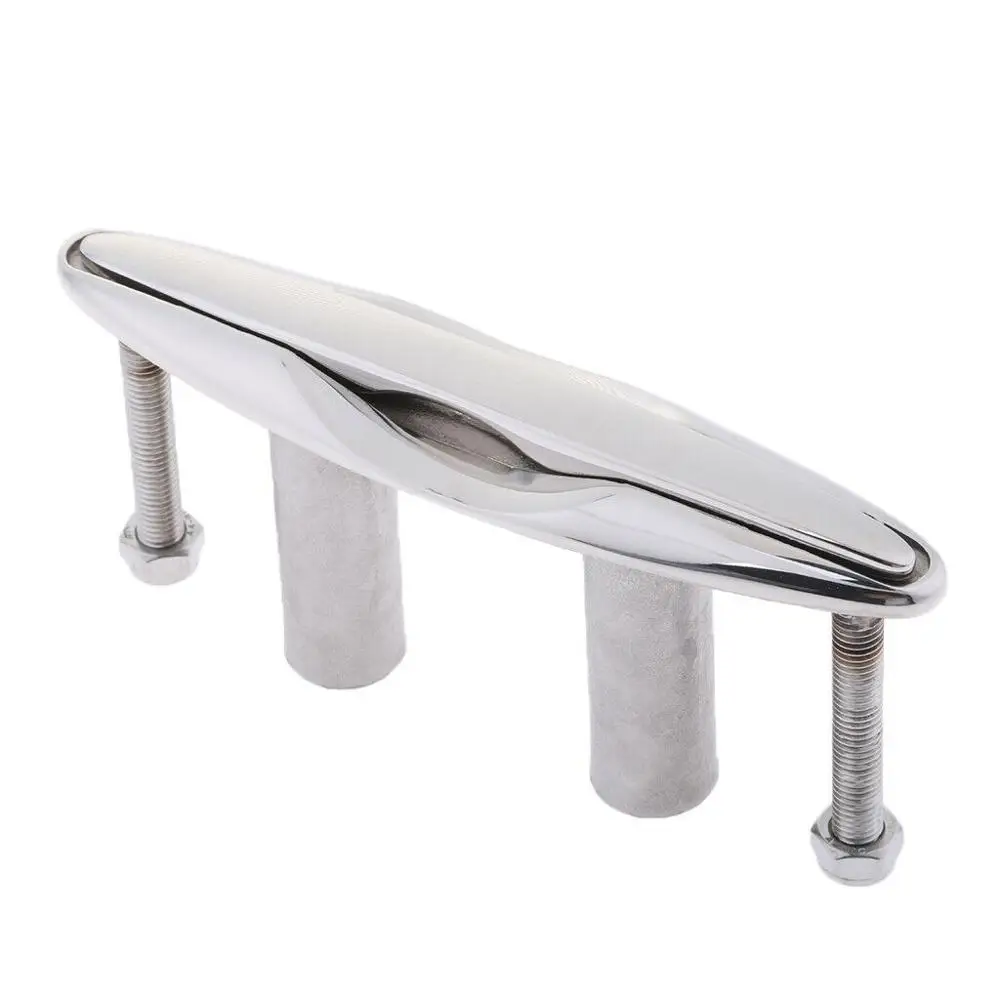 ISURE MARINE Boat Stainless Steel Pull-Up Flush Mount Lift Cleat 6 Inch