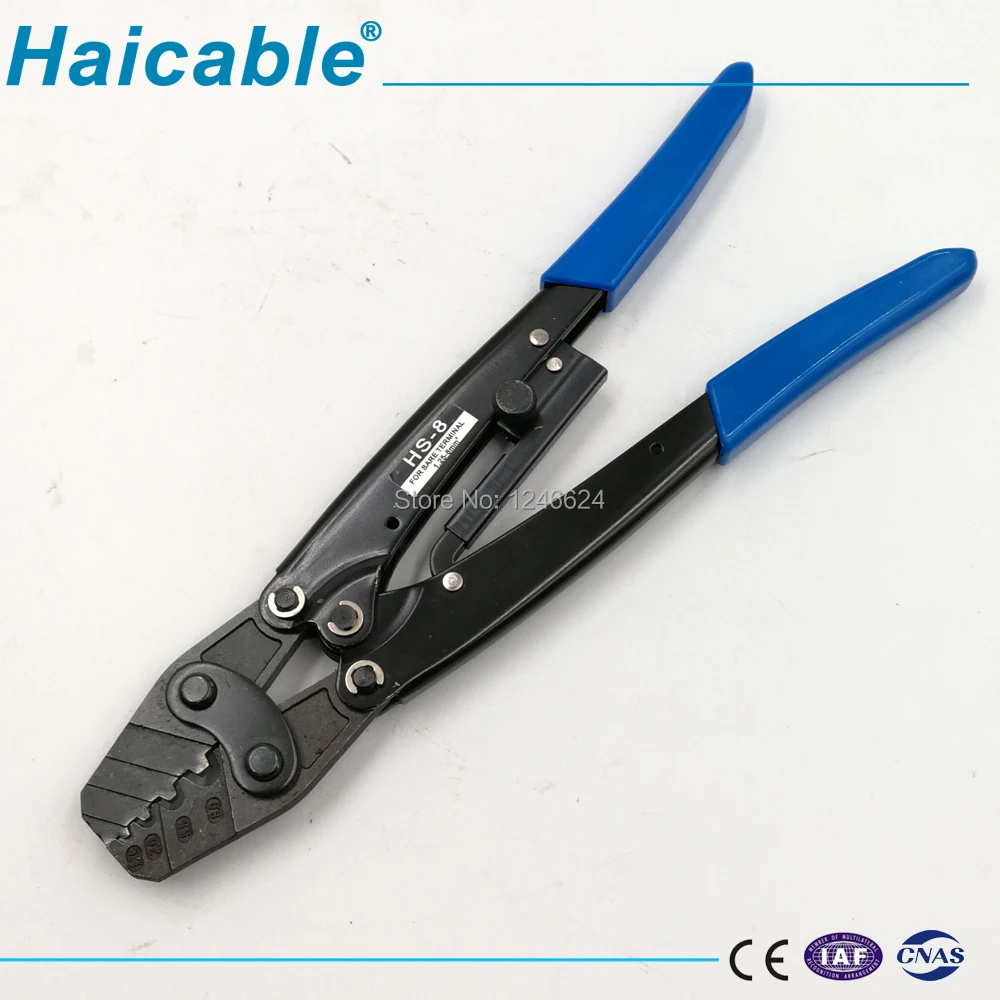 Deep indent crimping tools LX-8 noninsulated connector crimper tool