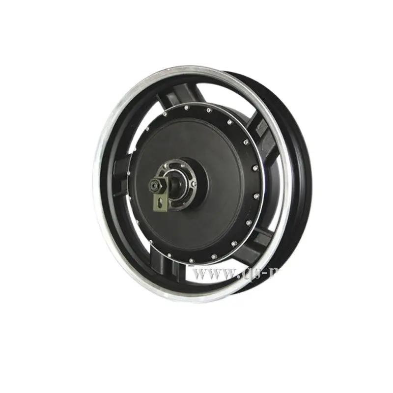 QSMOTOR 6000W 17inch Wheel Hub Motor V3 Type for Electric Motorcycle