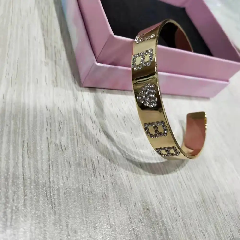 Personalized Name Bangle BraceletInitial Letter Bangle Name Cuff Bangle Custom Iced Out Bangle Birthday Gift for her(Adjustable)