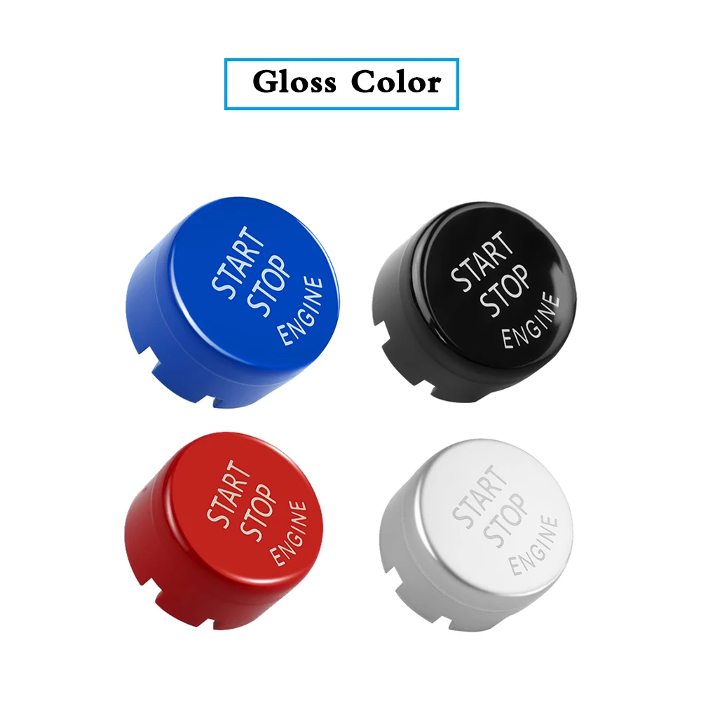 Motor Start Stop Taste Abdeckung Ersetzen Kappe Mit AUS-Taste Fit für BMW 1 3 5 6 7 Serie E70 e83 E84 E87 E90 E92 X1 X2 X3 X5 X6
