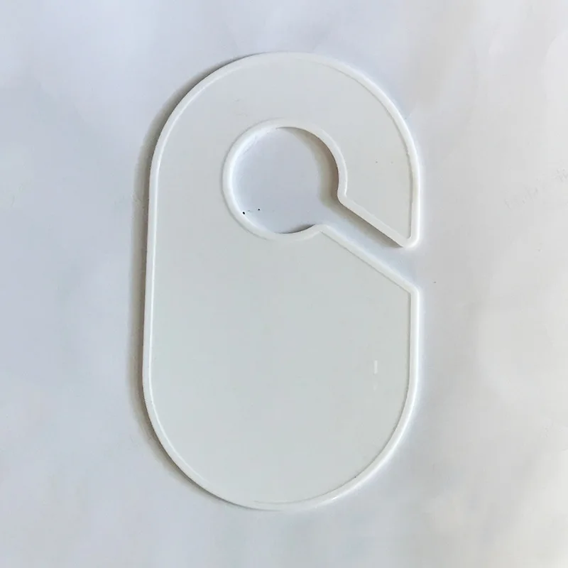 1/4Pcs DIY Organize Clothing Size Dividers Plastic Cloth Marking Ring Size Dividers Garment Size Tags Rectangle Hangers Rack