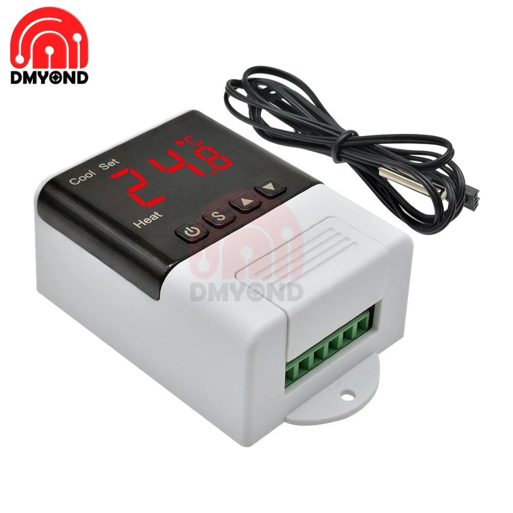 DTC-1200 Digital Thermostat Temperature Controller Sensor AC 110V 220V Heating Cooling for Aquarium DTC-1200 Replace STC-1000