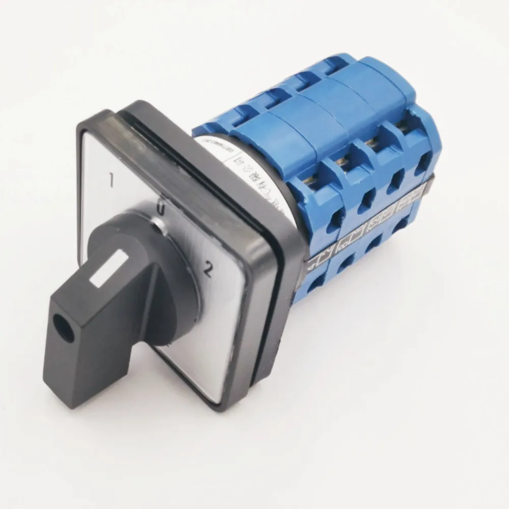 Electric 3 Position 16 Terminals Rotary Cam Changeover Switch 660V 20A