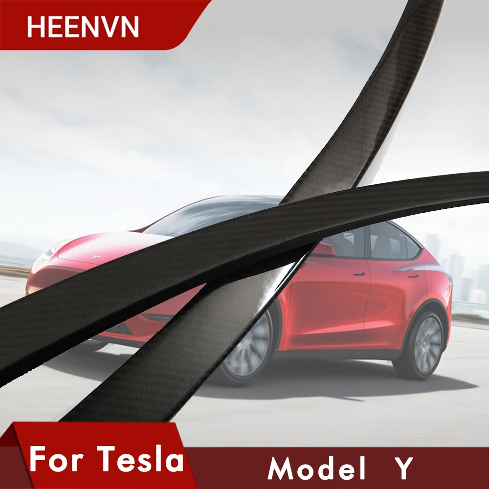 2021 Model Y High Performance Trunk Wing Spoiler For Tesla Model Y Spoiler Real Carbon Fiber Matte Glossy Accessories