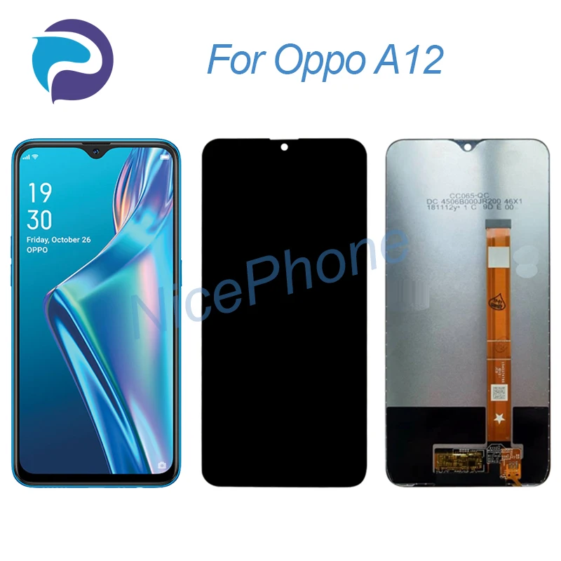 

for Oppo A12 LCD Display Touch Screen Digitizer Assembly Replacement 6.22" CPH2083, CPH2077 A12 screen display LCD