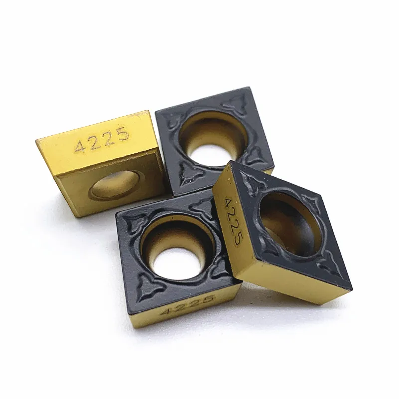 Imagem -03 - Carboneto de Inserção Cortador Cnc Torno Metal Ferramenta Torneamento Interno Atacado Ccmt 120404 120408 Pm4225 Ccmt120404 Ccmt120408 pm 4225