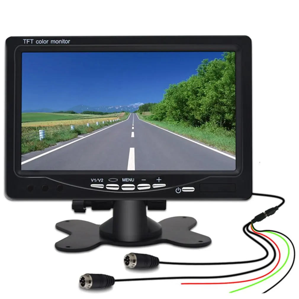 

7 Inch Car Monitoring Car Bracket Monitoring Visual Reversing Image Car Parts Car LCD Monitoring Devices