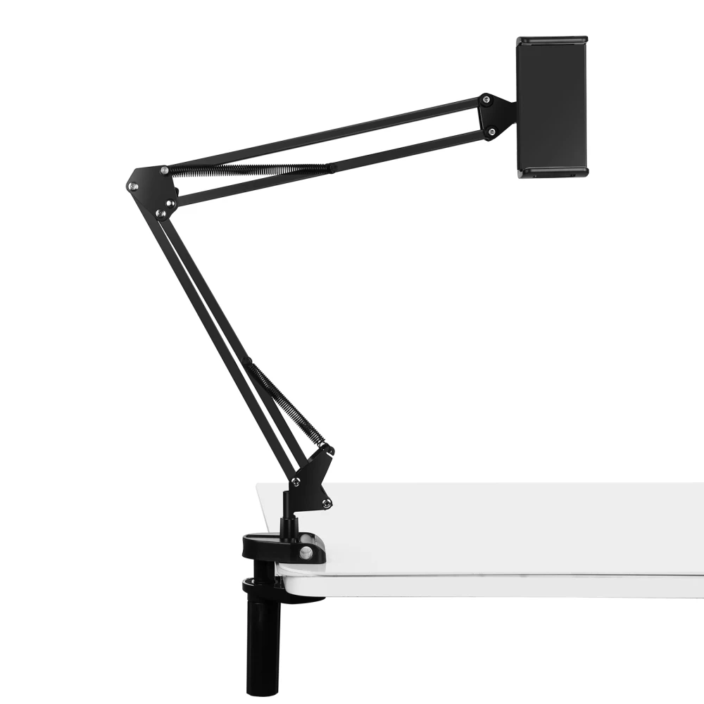 PULUZ Live Broadcast Desktop Arm Stand Suspension Clamp Holder for Tablet PC Phone Mount Stand