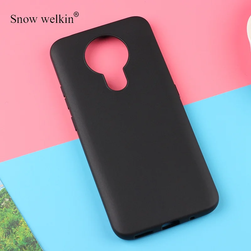 For Nokia 1.4 2.4 3.4 5.4 Case Simple Matte Soft Silicone Back Cover Phone Cases For Nokia X20 X10 Cover