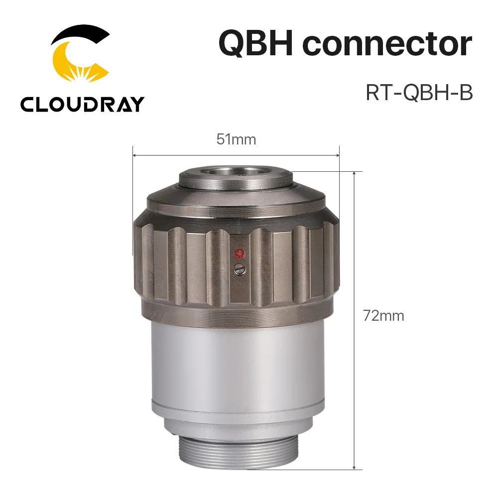 Imagem -05 - tipo Ótico da Relação b do Cabo da Relação de Cloudray Qbh Adaptador do Cabo da Fibra do Laser 06kw de Raycus para a Cabeça do Laser de Raytools