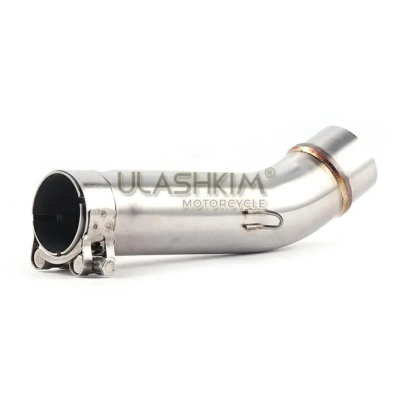 Motorcycle Full System Exhaust Muffler Middle Link Pipe Slip On For Honda CB400 CB 400 Fit All Years