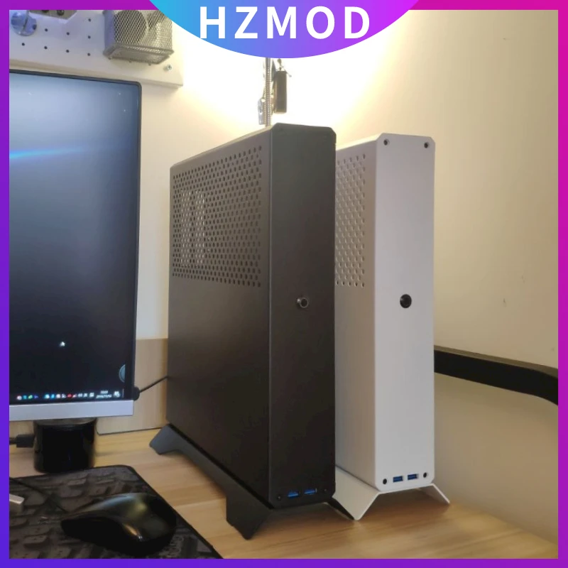 HZMOD Flat XQ69 V4.1: La Mejor Caja Mini ITX para HTPC con Pantalla Independiente y Alimentación SFX-L