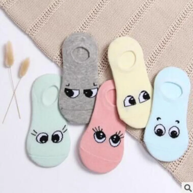 Children Cotton Boat Socks Children Cotton Socks shallow mouth Socks cuhk children's Cartoon Mesh Contact Spring and summer