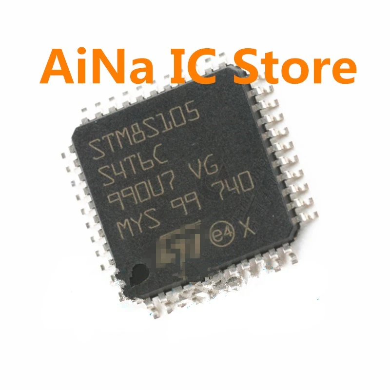 10 قطعة ~ 50 قطعة/الوحدة STM8S105S4T6CTR STM8S105S4T6C STM8S105 S4T6 LQFP44 جديد الأصلي