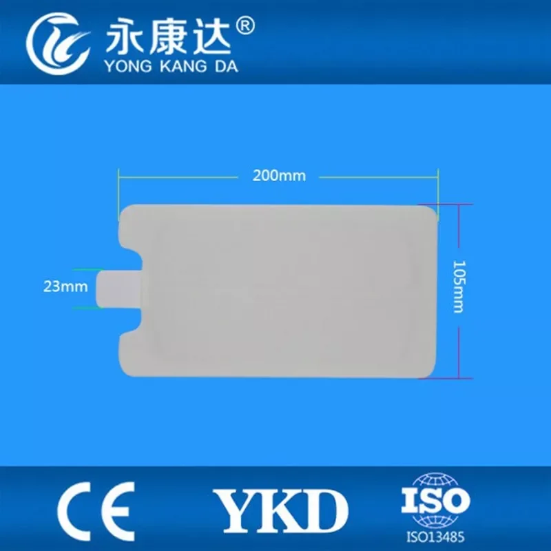 Disposable Electrosurgical Negative Plate Split Bipolar Plate Upright Electrosurgical ESU Grounding Pad