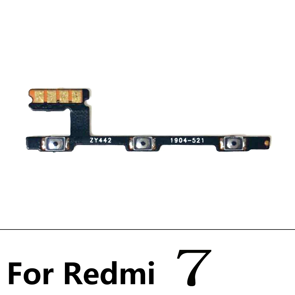 Tập Công Tắc Điện Trên Tắt Bên Phím Cáp Mềm Cho Xiaomi Redmi 7 9 4A 5A 6/6A 7A 8/8A 9A Redmi 5 Plus 4 Pro K30