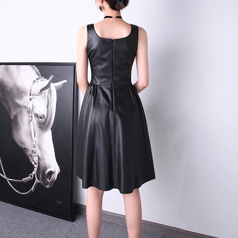 Dresses For Women 2023 Female Fall Winter Hepburn Style High Waist Slimming Vest Black Skirt Mujer Sexy Sling Bodycon Vestido