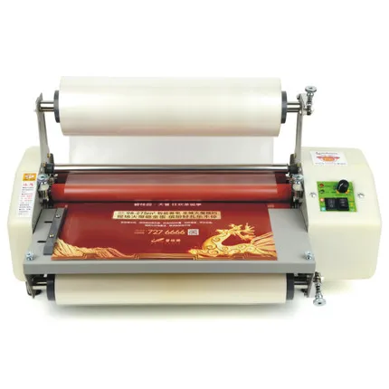 1PC 12th 8230T 8350T A3+ four roll laminator hot roll laminator and common laminator Adjustable speed