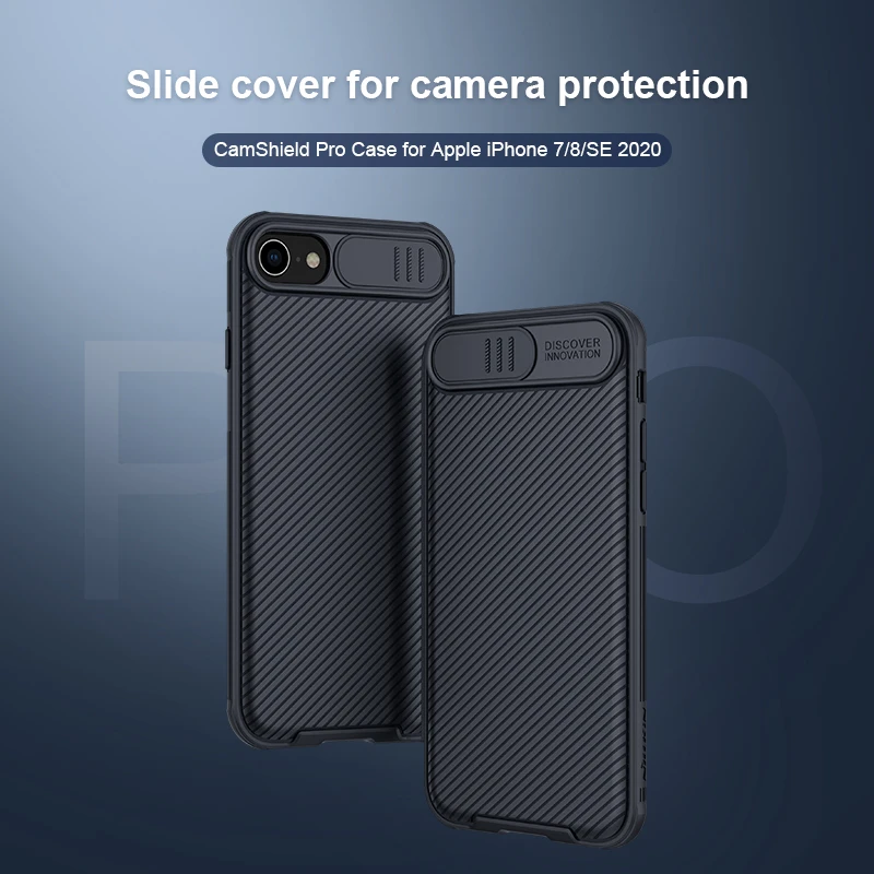 For iPhone 8/7/SE2/2020 New SE Camera Protection Case NILLKIN CamShield Case anti-skidding dust-proof Anti-Fingerprints