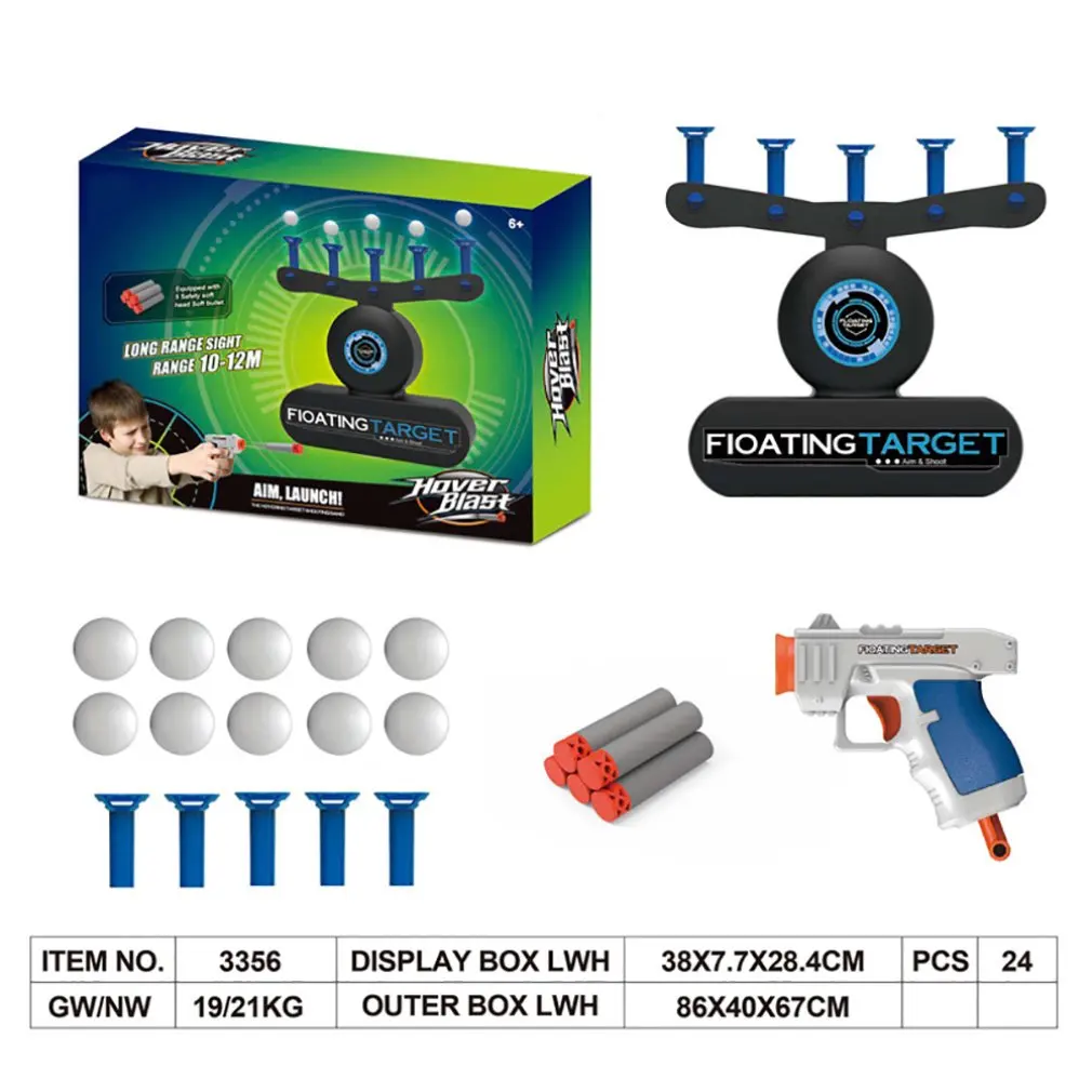 Electric Suspension Ball Dart Target Shooting Usb Target Floating Ball High Precision Scoring Auto Reset Toys