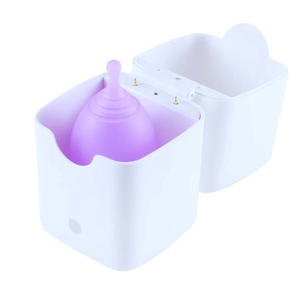 

Portable Menstrual Cup Sterilizer UV Nipple Sterilizer USB Battery Dual-purpose For Heath Care Ultraviolet Disinfection UV Light