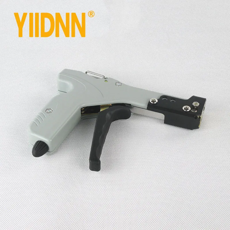 Semi-automatic Cable Tie Tool Gun Tensions and cuts off Ball-Lock and Multi-Lock ties up to 8mm wide Cable Tie