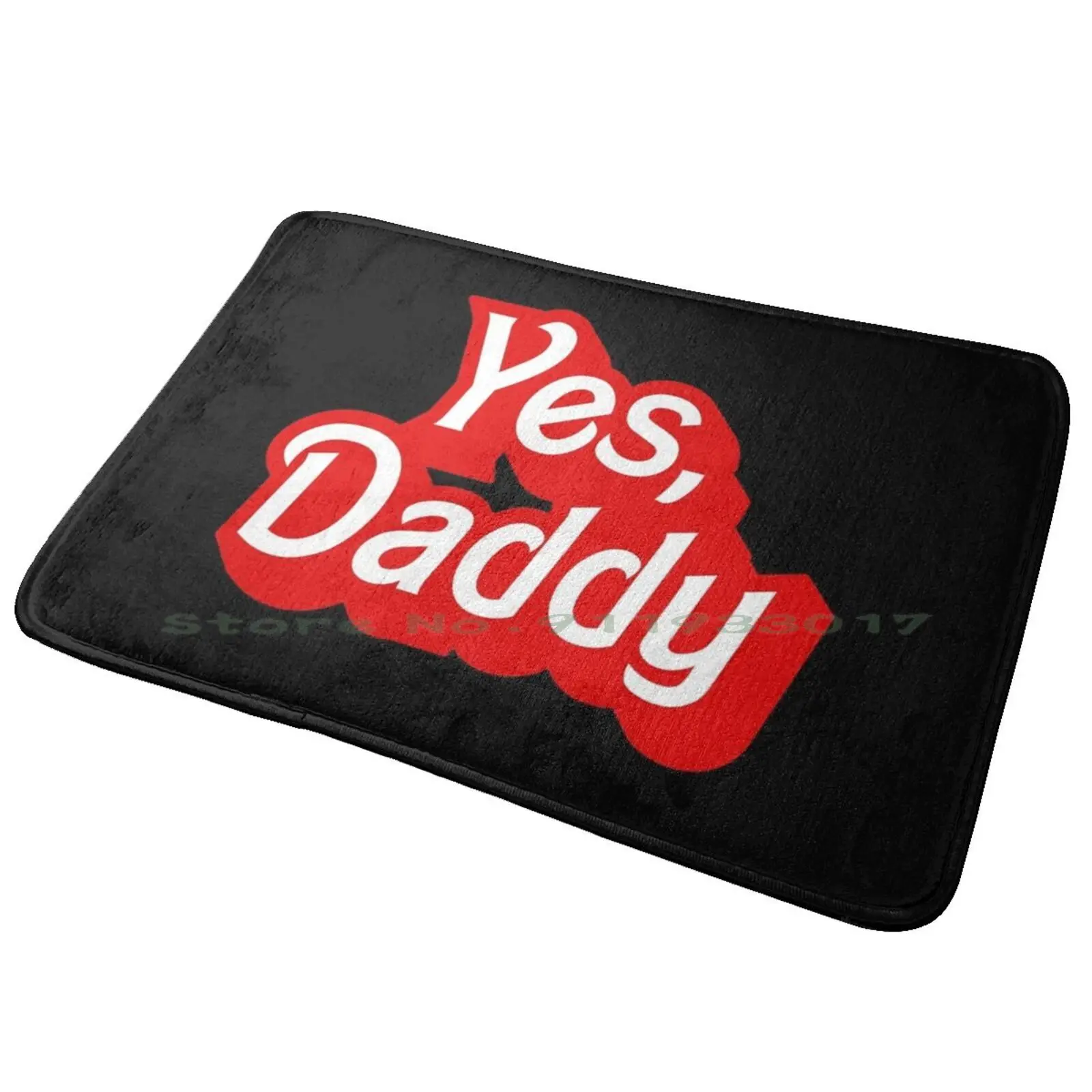 Yes Daddy Ddlg Dom Sub, дизайнерский коврик для входной двери, коврик для ванной, коврик Zaddy Dom, DAD Ddlg Submissive Dom Sub, Доминант, сексуальный, курчавый Abdl