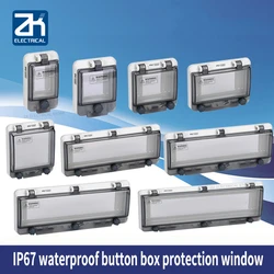 new protection window cover waterproof window cover circuit breaker protection cover switch window IP67 waterproof box