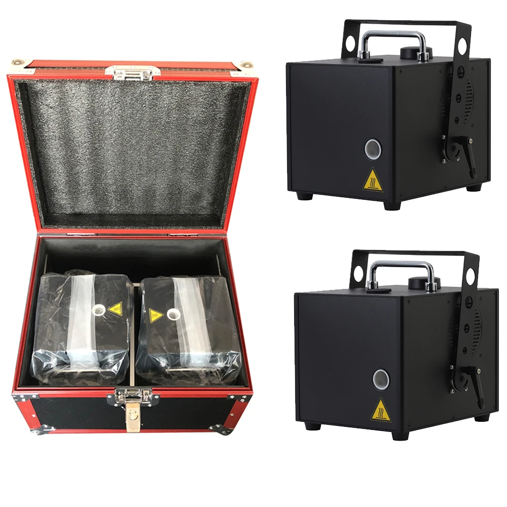 Flight Case 650W Side Spray Cold Spark Wedding Flame Fountain DMX And Remote Control Sparkler Machine For Disco Outdoor Wedding