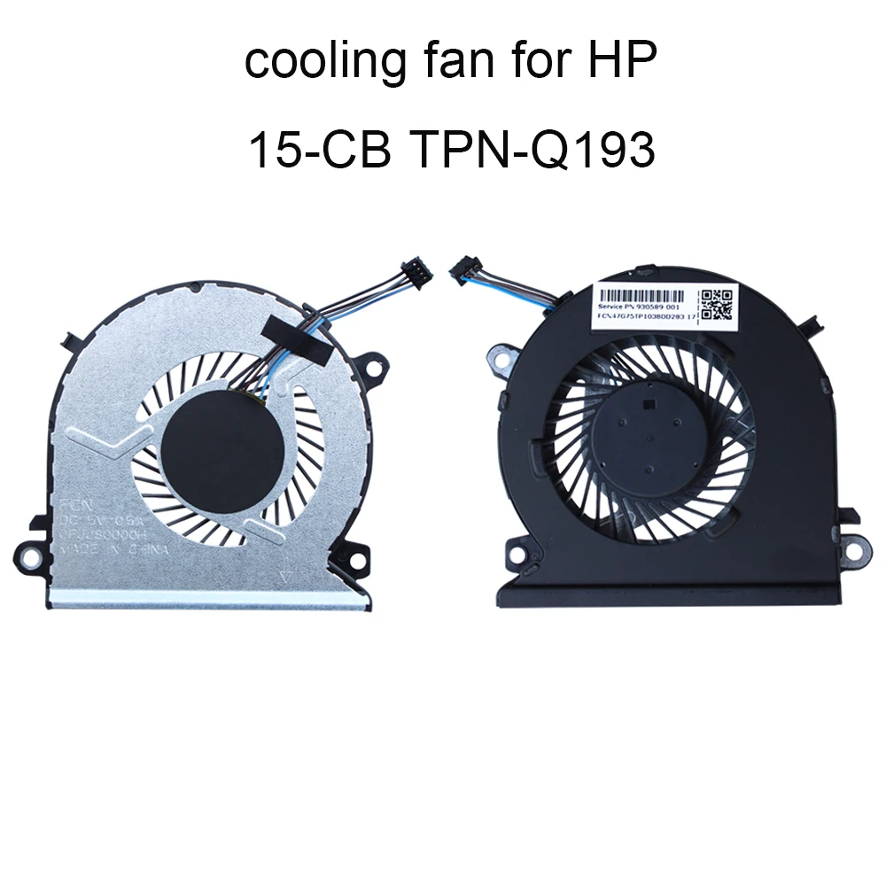 

Computer Fans for HP Pavilion 15 15CB CB073TX TPN-Q193 930589-001 CPU Thermal Cooling Fan Cooler Radiator Internal Parts Sale