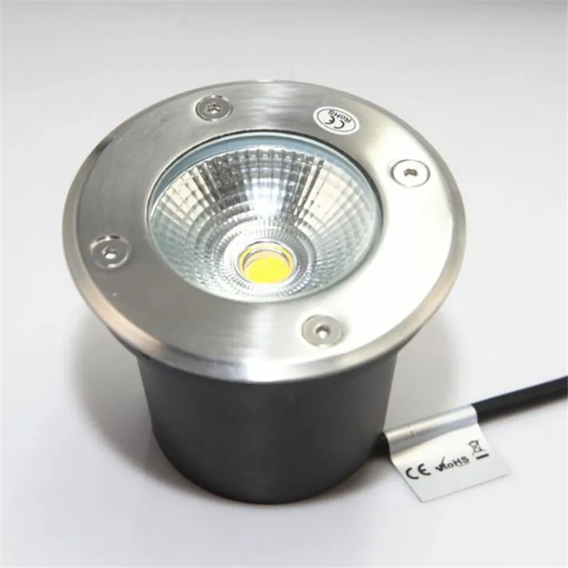 

4PCS High Quality 12W COB LED Underground Lamps 15W Buried Light Warm /Cold White AC85-265V/DC12V Waterproof Outdoor