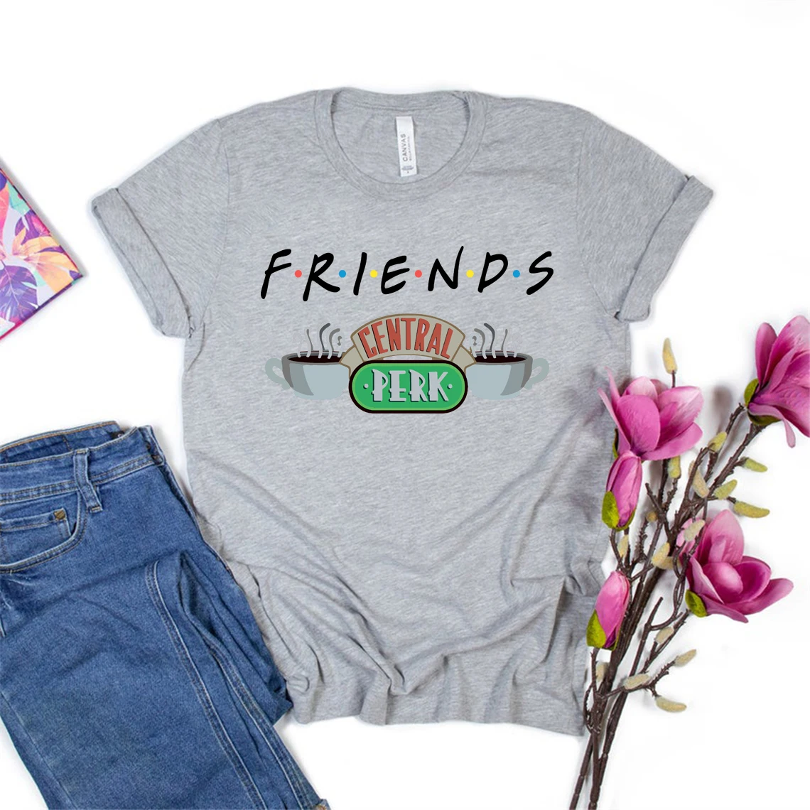 

Central Perk T-shirt Friends Shirt Friends Tv Show T Shirts Gift for Friend Unisex Cute Harajuku Graphic Tee Women Summer Tops